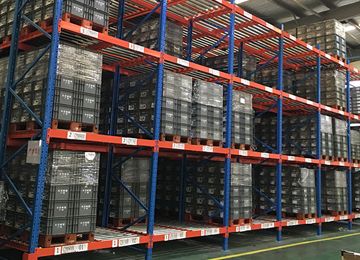 冷庫用叉車貨架選擇哪種類型存儲量大？【易達貨架】