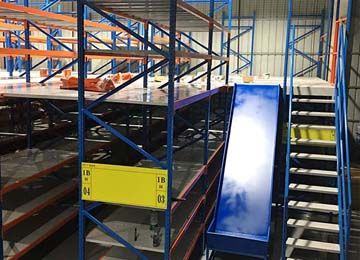 泉州倉庫貨架閣樓貨架可以設計斜坡嗎？【易達貨架】