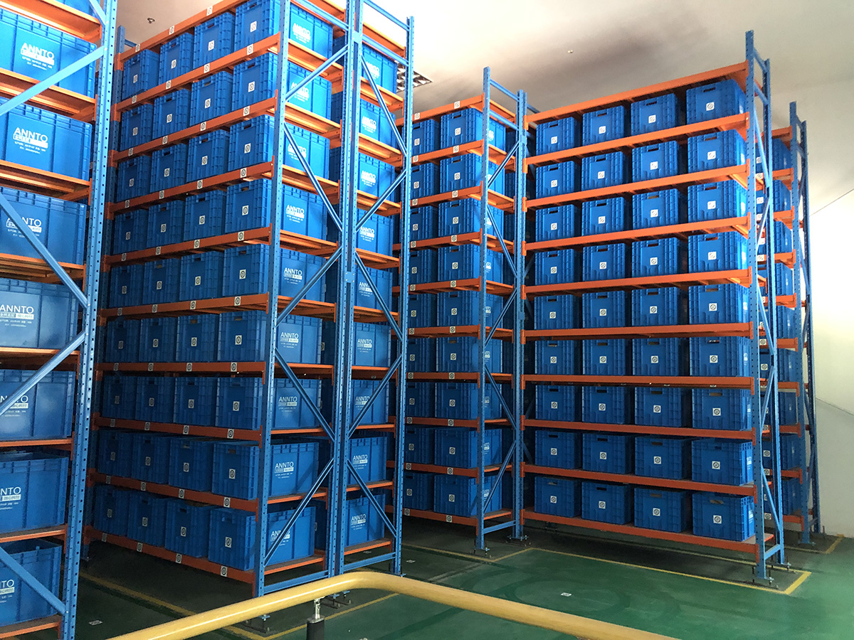 高密度存儲(chǔ)，實(shí)現(xiàn)“貨找人”式揀貨